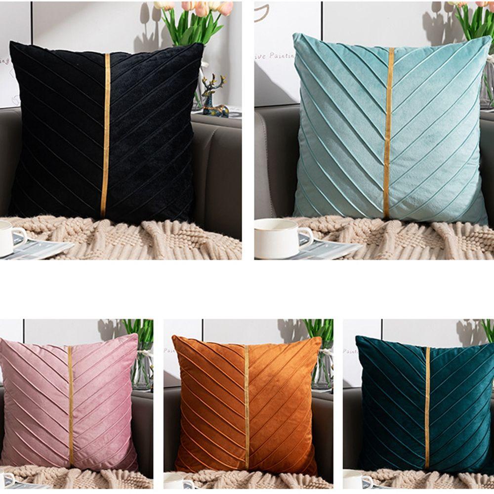 Vỏ Gối Chất Liệu Da Lộn Trang Trí Phòng Khách / Văn Phòng Ốp
