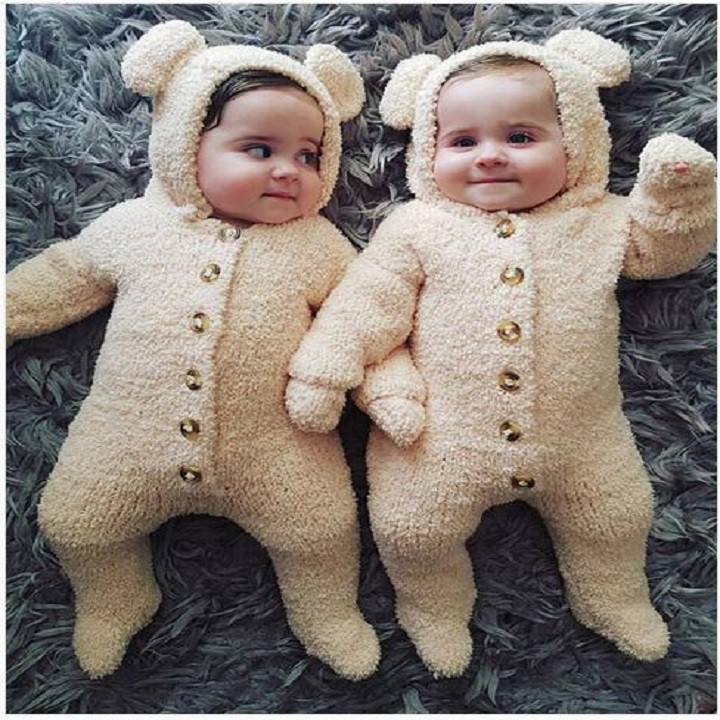 Body gấu lông khuy gỗ đáng yêu cho bé 3-13kg - CÓ ẢNH THẬT -Anh Giang Shop