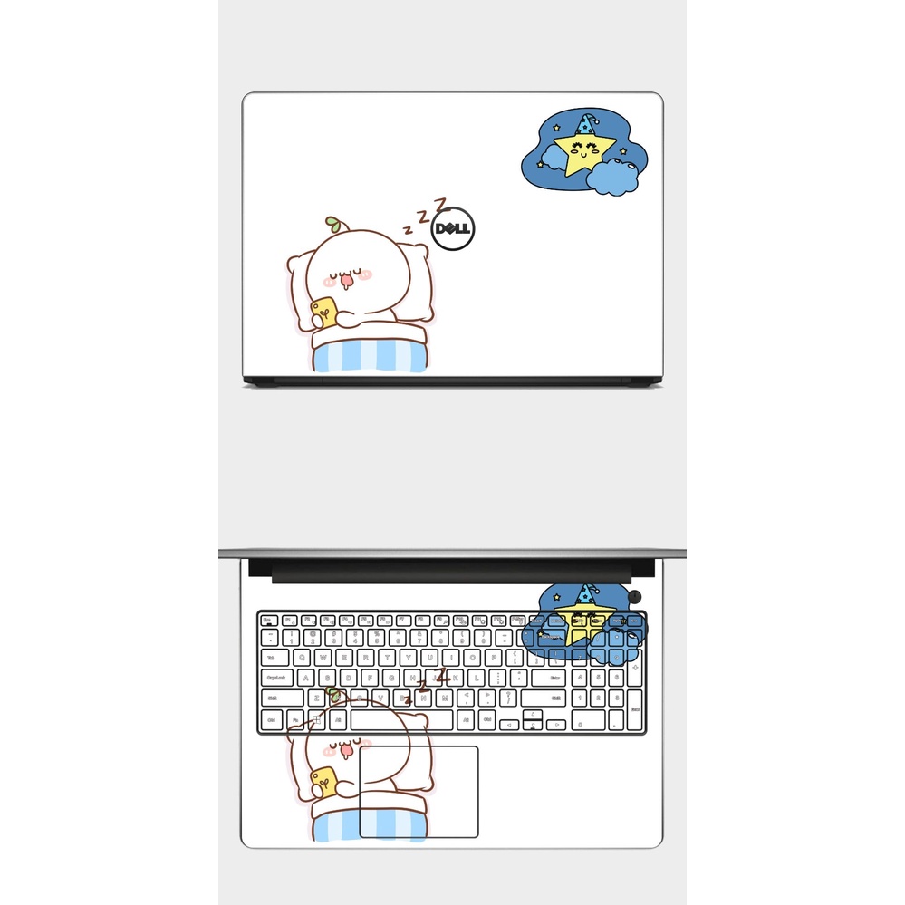 Skin dán Laptop in hình bé mầm cute. Đủ các dòng máy: Dell, Asus, Acer,... In hình theo yêu cầu