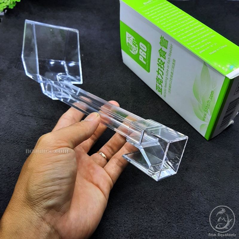 Bộ Cho Cá Tép Ăn - Chén Ống Tép Acrylic