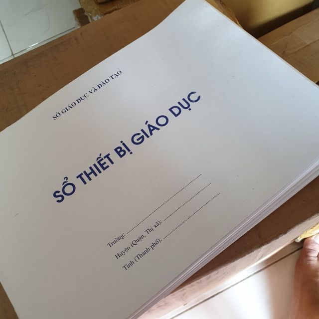 Sổ thiết bị giáo dục