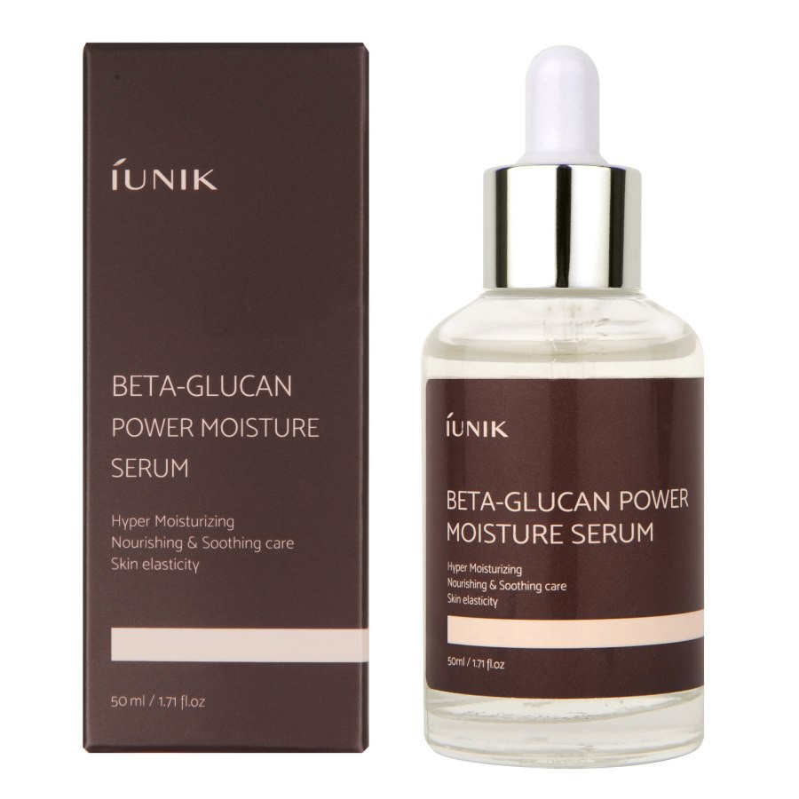 [Nhập mã LTNP50 giảm 10%]Tinh chất dưỡng ẩm dành cho da khô và nhạy cảm IUNIK Beta Glucan Power Moisture Serum 50ml