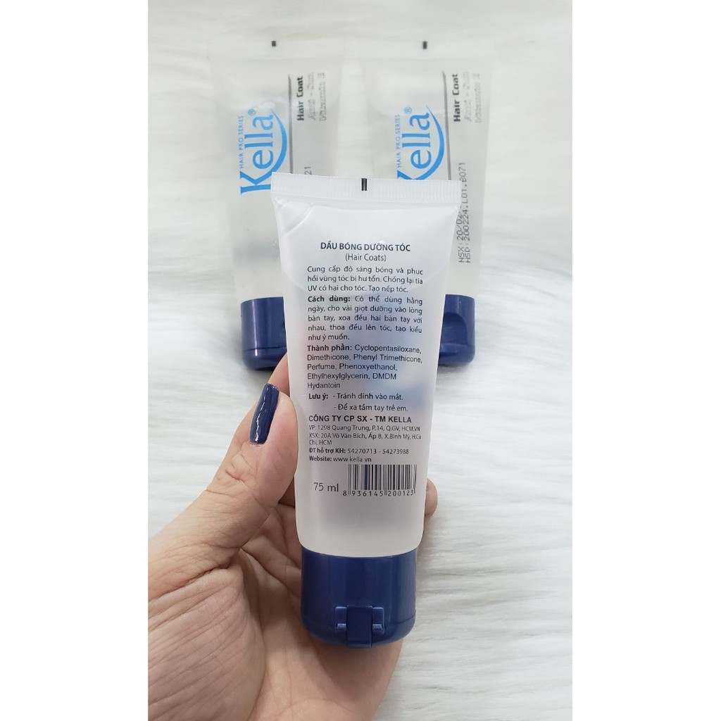Dầu bóng dưỡng tóc Kella Hair Coats 75ML
