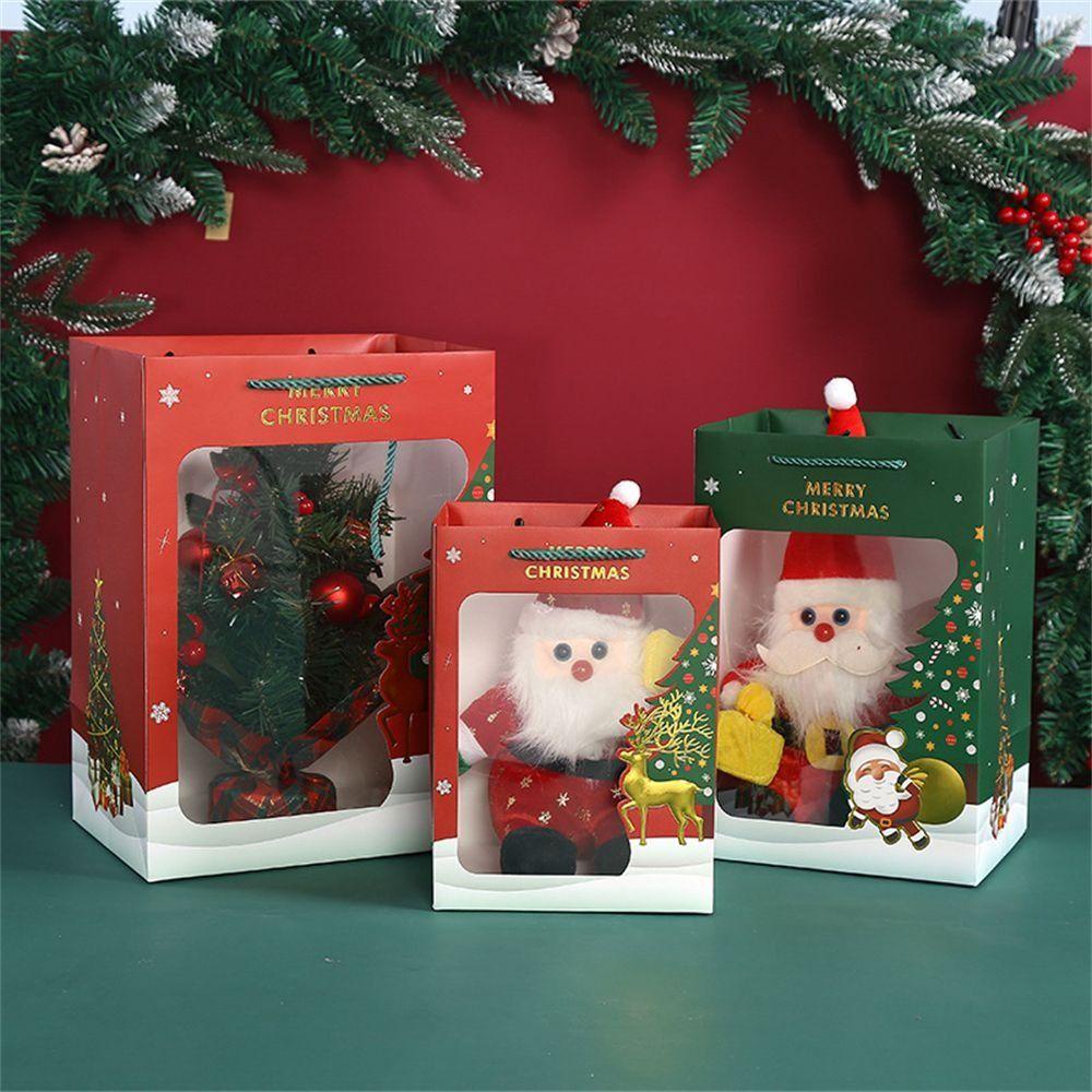 Set 10 Túi Đựng Bánh Kẹo Trong Suốt Có Tay Cầm Tiện Dụng