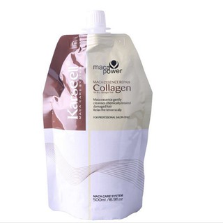 KEM HẤP DẦU COLLAGEN KARSEELL MACA POWER SIÊU MỀM MƯỢT TÓC Ý 500ML