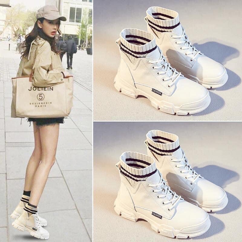 Giày boots cổ tất PHAN DIỆU LINH
