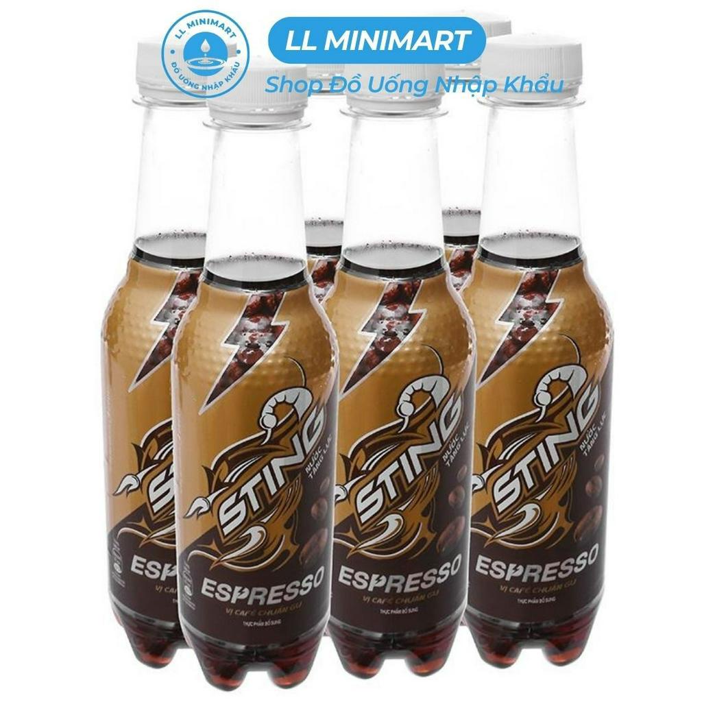 Lốc 6 Chai Nước Tăng Lực Sting Coffee 330ML/Chai