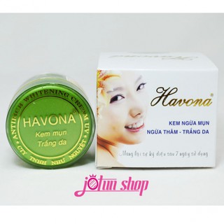 Kem ngừa mụn ngừa thâm trắng da Havona E9