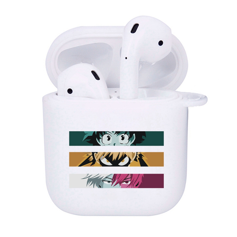 Vỏ Bảo Vệ Hộp Đựng Tai Nghe Airpods Pro Bluetooth Không Dây Hình Học Viện Anh Hùng Dễ Thương