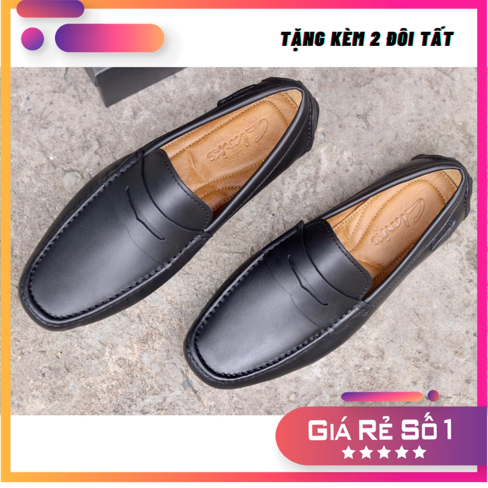 Giày lười nam da bò cao cấp, nhập Thái Lan Full hộp, bảo hành 2 Năm, mã SP CL04, Thai Fashion Store