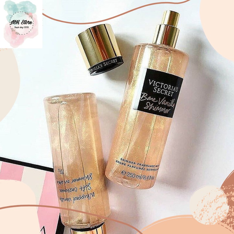 🌸 Xịt Thơm Body mist Victoria ’s Secret  🌸🌸Aqua Kiss, Love Spell, Velvet Petals, Amber