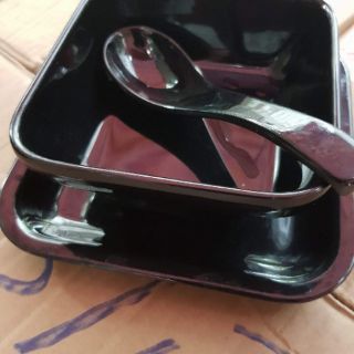 10 Bộ Bát ăn chè kèm thìa ( bát vuông)