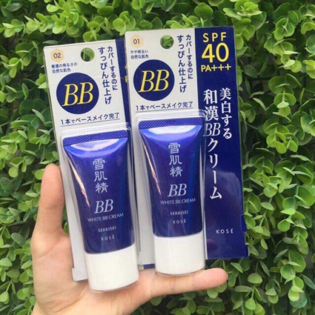 Kem nền trang điểm BB Kose Sekkisei Cream 6in1 chống nắng SPF 40 PA+++