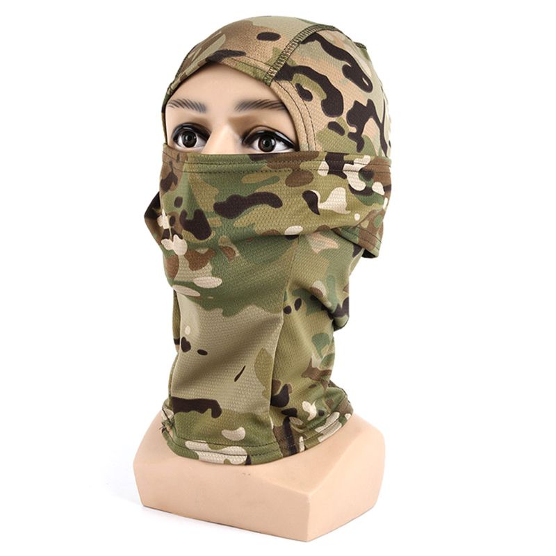 Mũ Bảo Hiểm Che Mặt Chống Nắng Toàn Diện Họa Tiết Rằn Ri Cá Tính