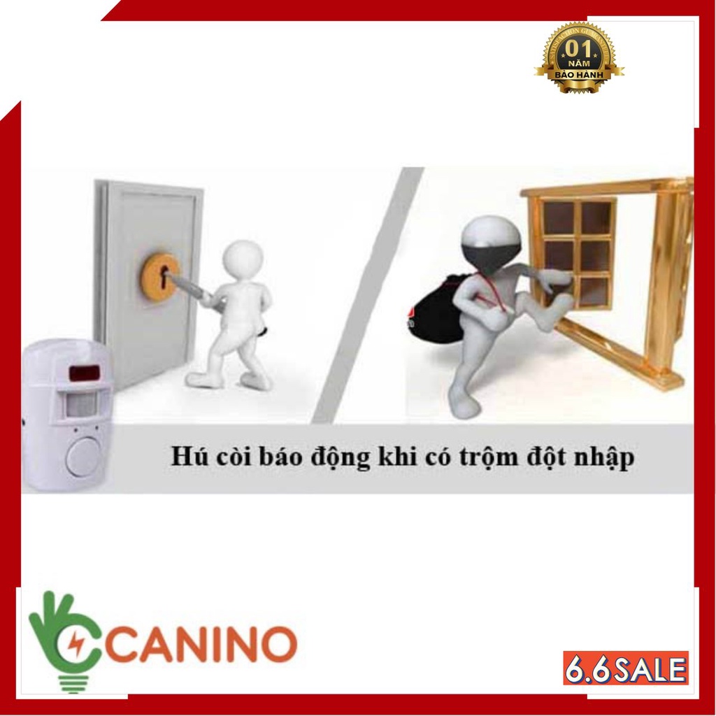 Báo động cảm biến FREE SHIP[ GÍA HỦY DIỆT ] Báo động cảm biến chuyển động điều khiển từ xa IRV3