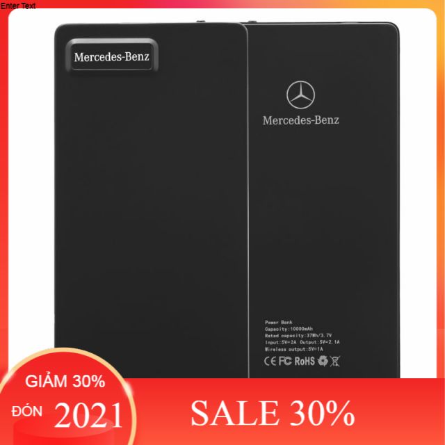 Pin Sạc Dự Phòng Mercedes-Benz 10.000mAh