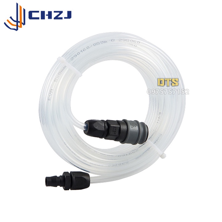 Bộ ống dây hơi khí nén nối nhanh tự động EVA Đài Loan CHZJ 5x8mm size 15m 10m, chịu áp lực suất cao, độ bền vượt trội