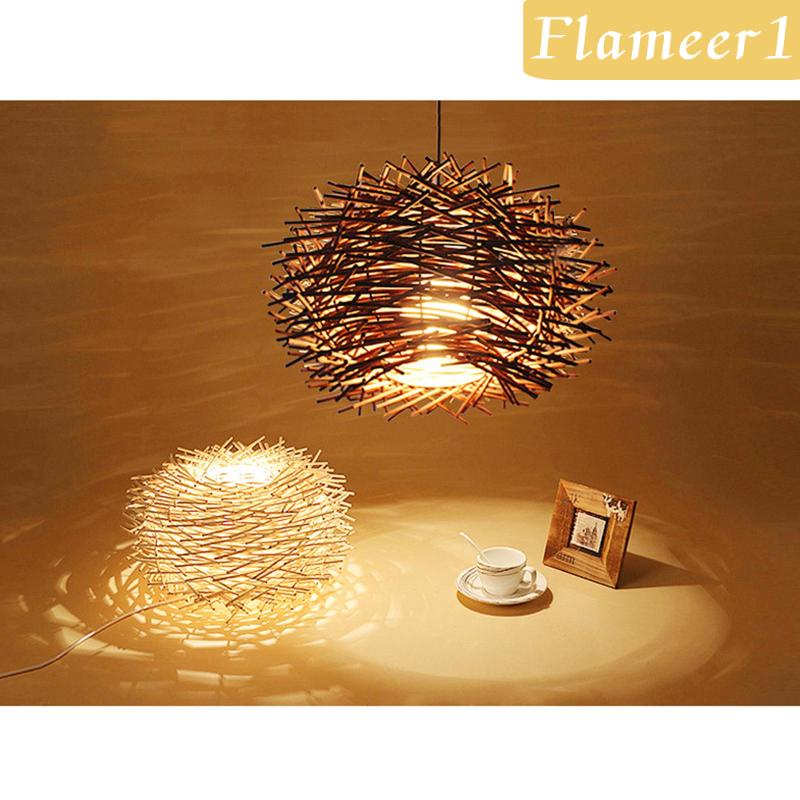 [Flameameer1] Đèn Treo Trần Nhà Hình Tổ Mây Tự Nhiên