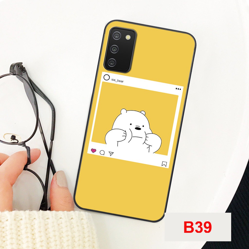 ỐP LƯNG SAMSUNG A02S-SAMSUNG A03S  IN HÌNH HOẠT HÌNH GẤU SIÊU CUTE-GIÁ CỰC SHOCK