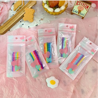 Set 10 Ghim Tóc Hàn Quốc Đủ Sắc Màu.
