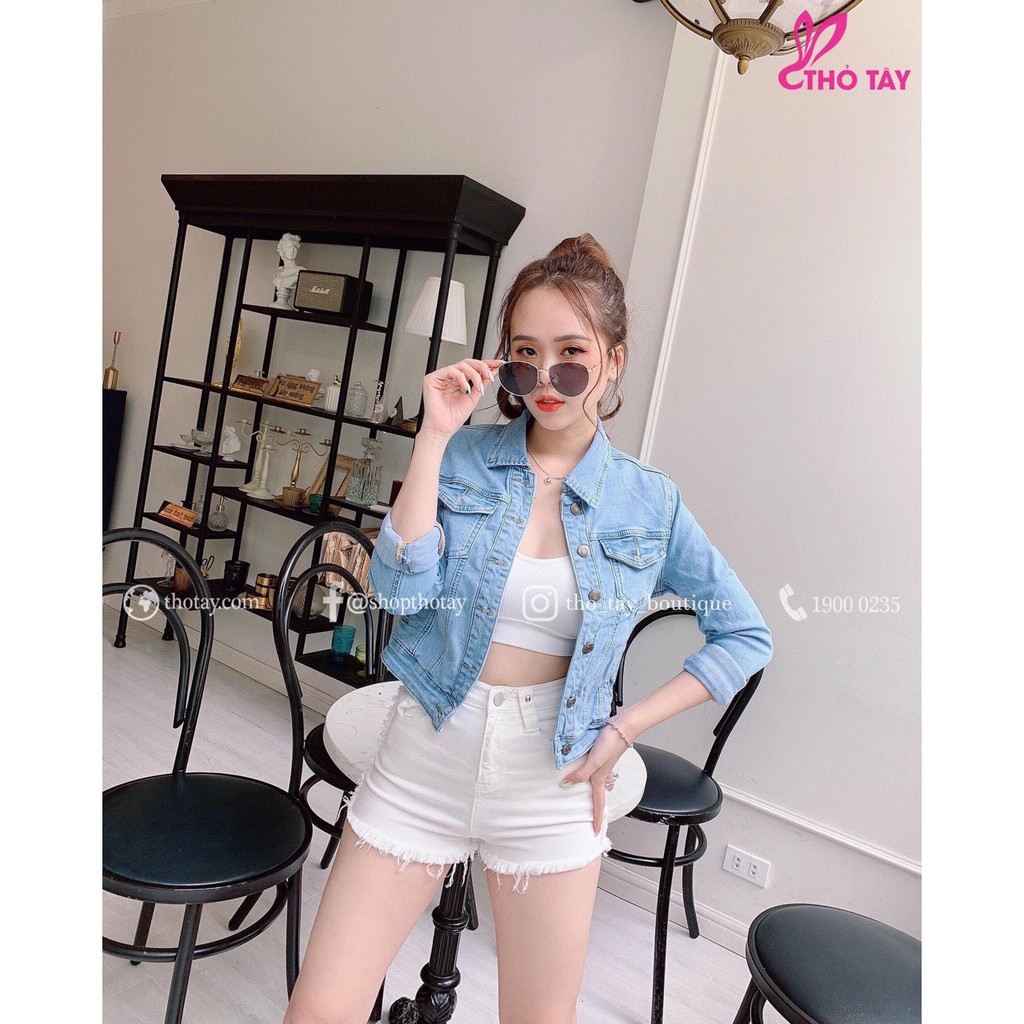 [Mã FAMARAL2 giảm 10K đơn 50K] QUẦN SHORT KAKI LƯNG CAO RÁCH LAI FORM ĐẸP