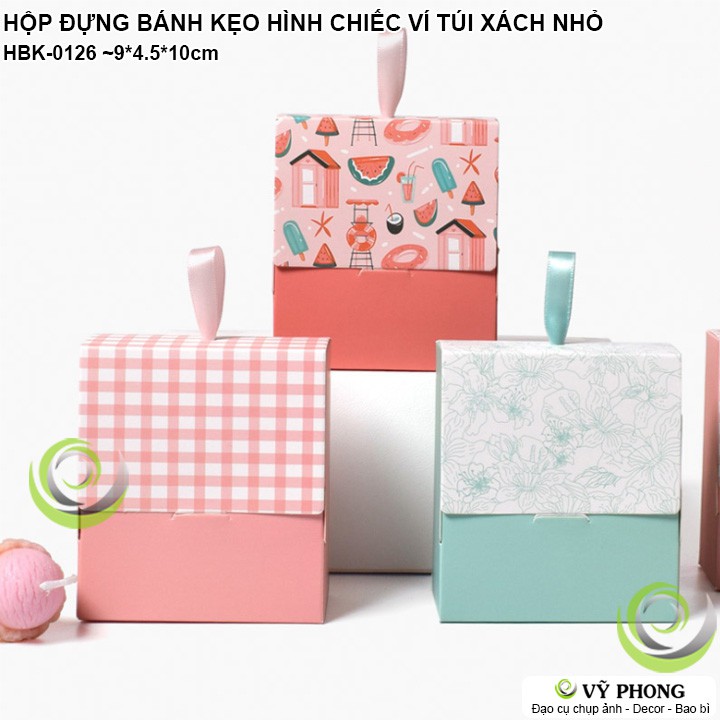 HỘP GIẤY ĐỰNG BÁNH KẸO HÌNH CHIẾC VÍ TÚI XÁCH NHỎ ĐỰNG QUÀ TẶNG CÁC DỊP LỄ TẾT HBK-0126 | BigBuy360 - bigbuy360.vn