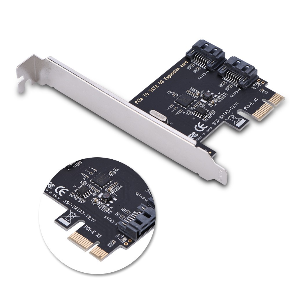 Card Mở Rộng Pci-E Card Pci Express Sang Sata 3.0 2 Cổng Sata Iii 6Gbps | BigBuy360 - bigbuy360.vn