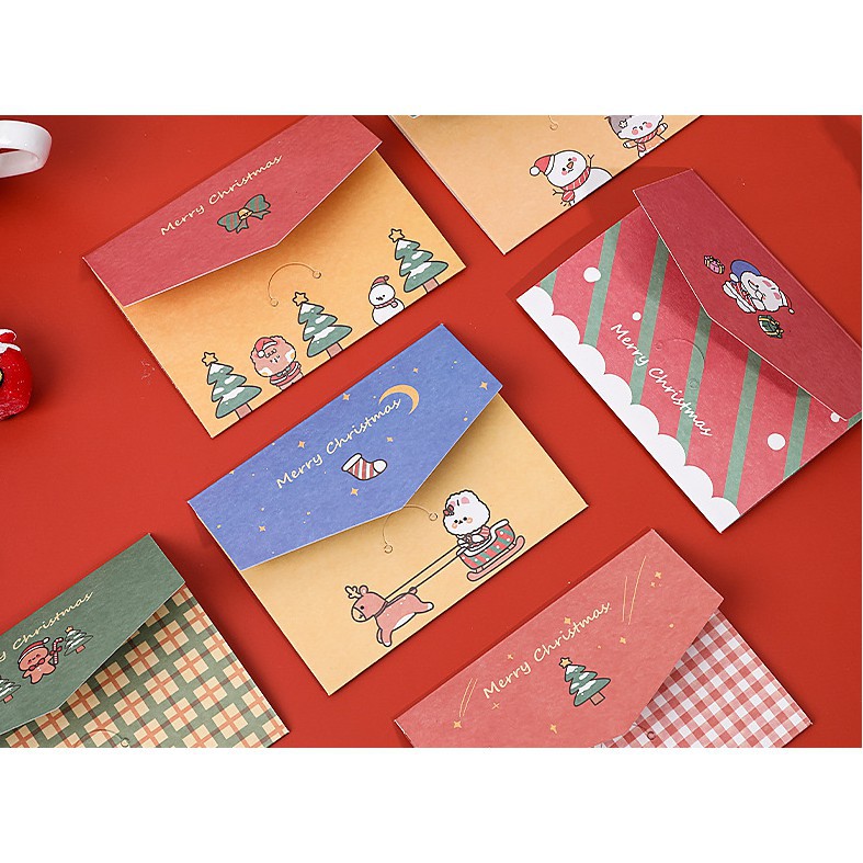 Thiệp Noel giá rẻ dùng để làm quà tặng viết những lời yêu thương chúc nhau trong mùa giáng sinh