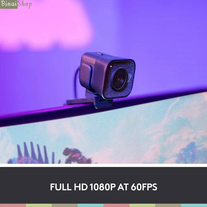 Logitech StreamCam - Webcam Livestream Chuyên Nghiệp, Độ Phân Giải 1080 FullHD/60 Fps