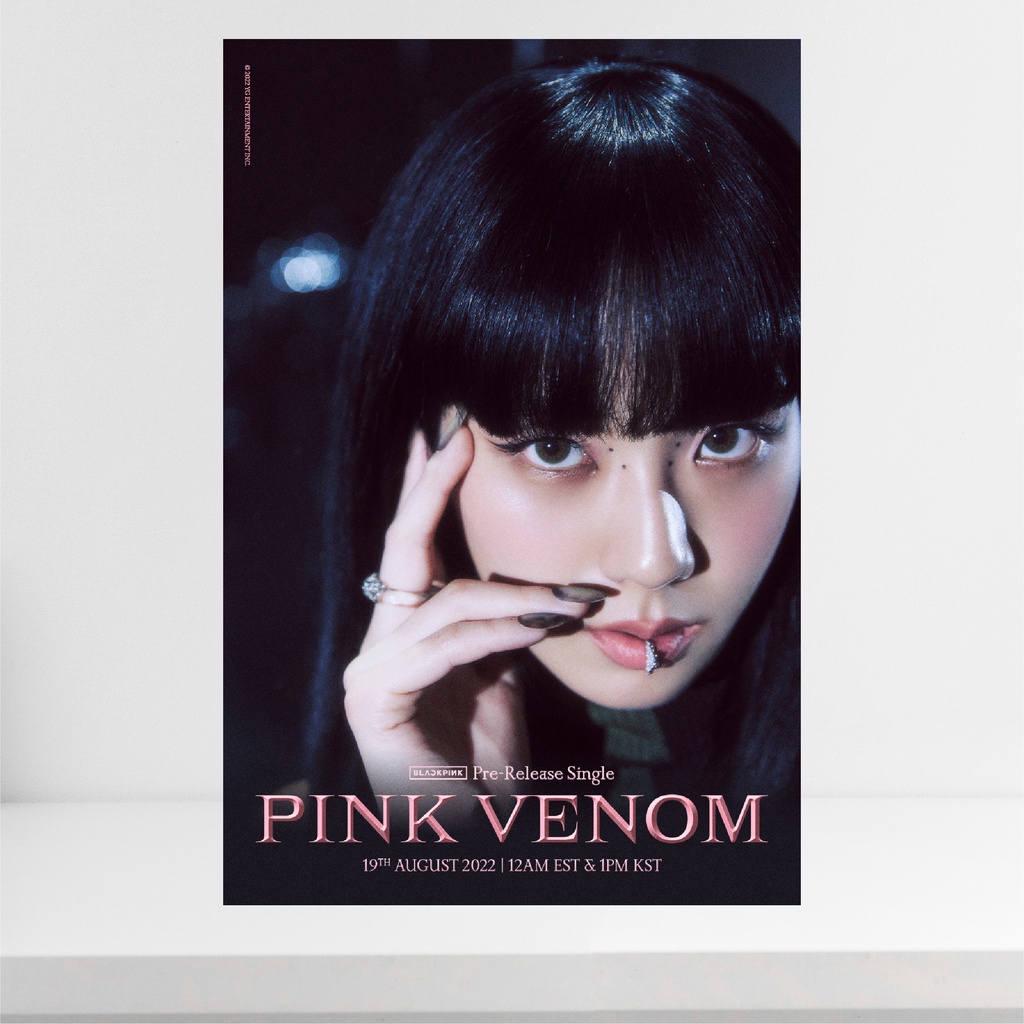 Sét 4 tờ Poster Blackpink Pink Venom 2