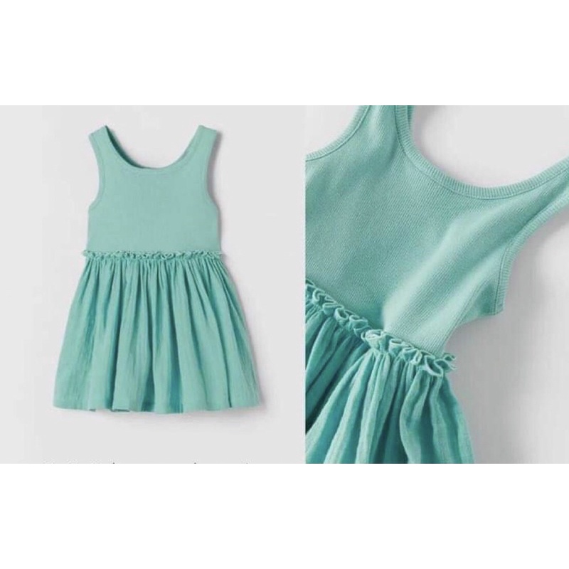 Đầm zara sát cánh bé gái
