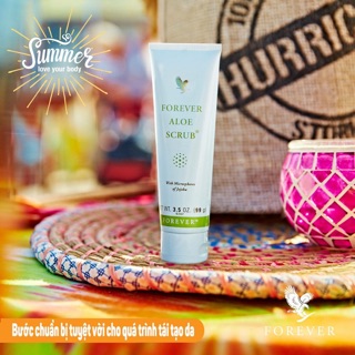 Sữa rửa mặt tẩy da chết Forever Aloe Scrub