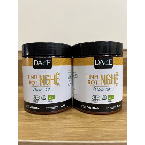 Tinh bột nghệ hữu cơ Dace Organic 150g