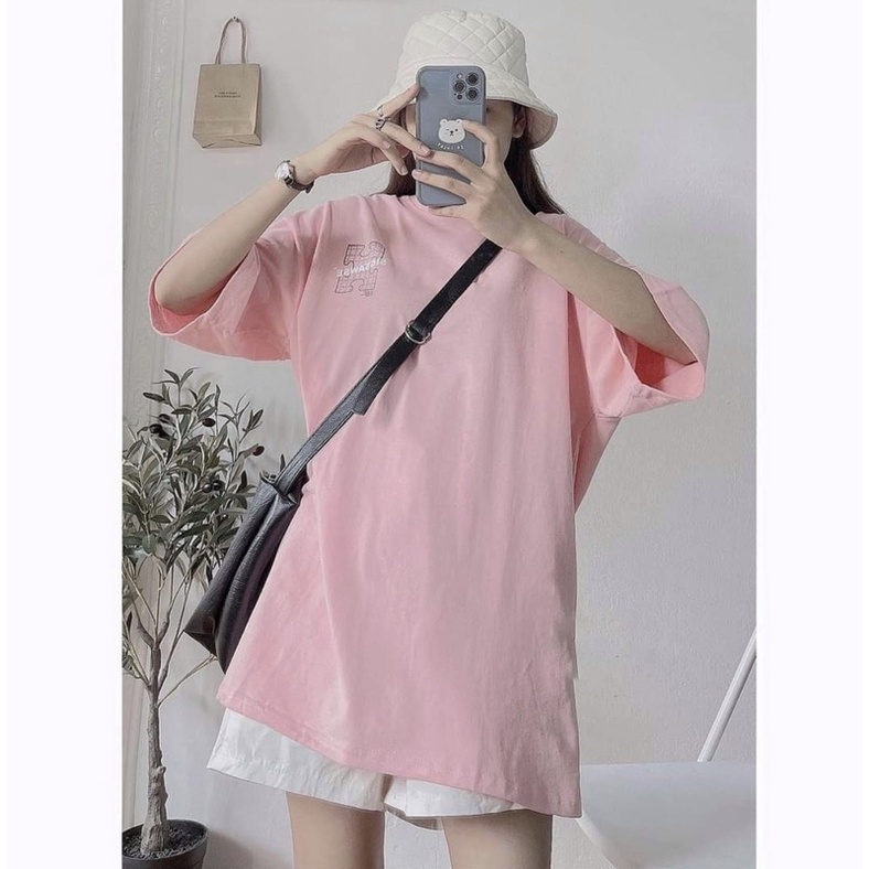 Set Đồ Bộ Hồng GSAWS Nữ Cá tính 🌸 đồ bộ nữ unisex form rộng pastel dễ thương Ulzzang🌸