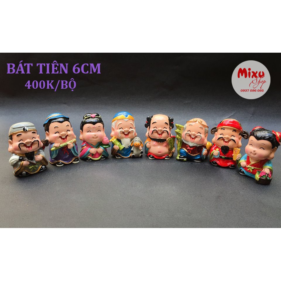 BỘ TƯỢNG BÁT TIÊN 6CM CAO CẤP