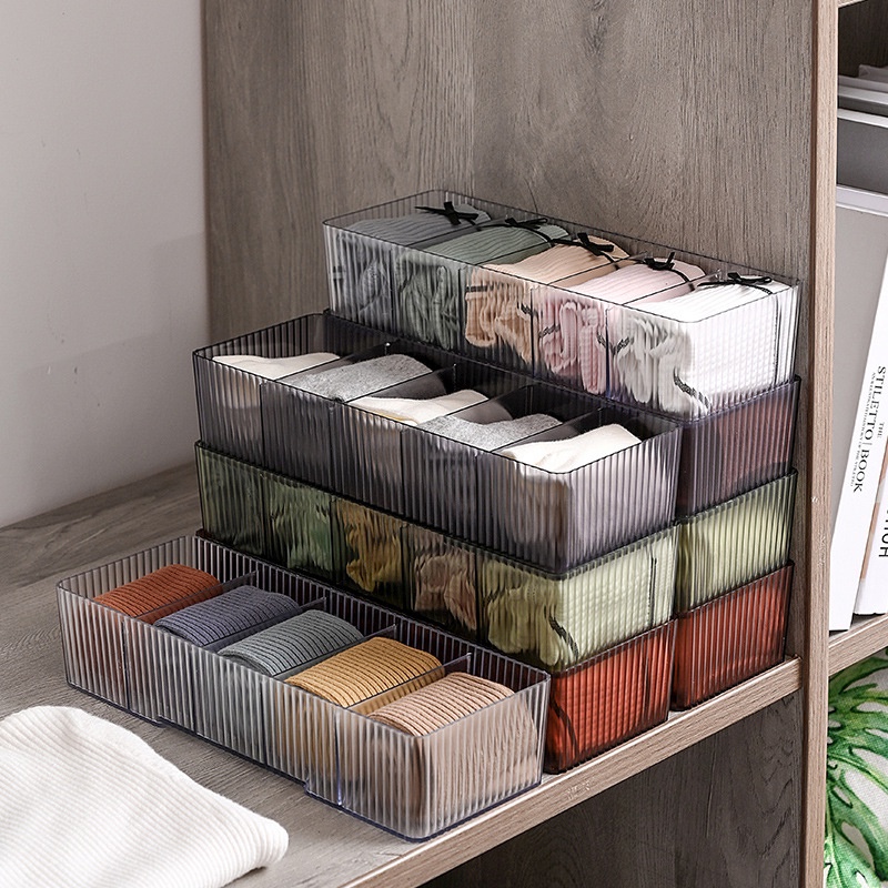 Hộp Đựng Đồ Lót / Vớ Treo Tường Chia Ngăn Tiện Lợi