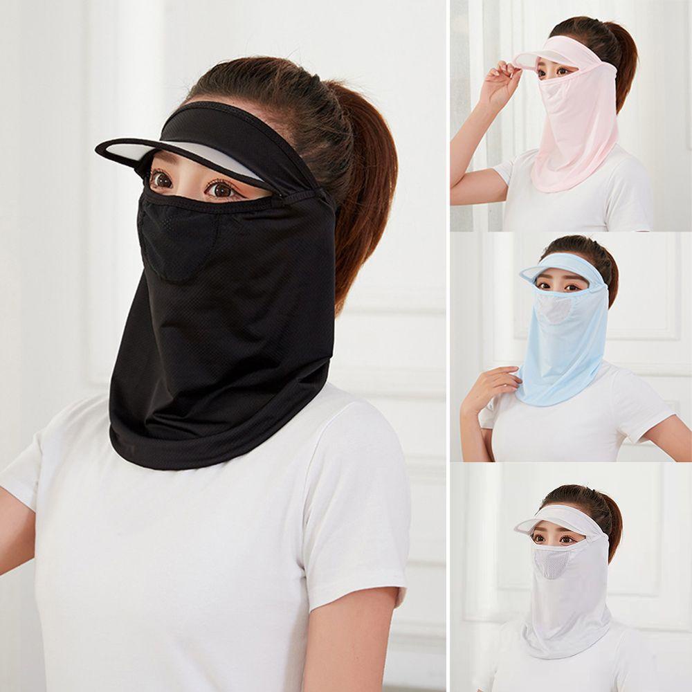 Myrongvn mũ chống nắng có thể gập lại anti-uv nam nữ cung cấp phụ kiện ngoài trời che mặt cổ