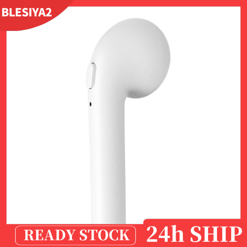 i7s Bluetooth Earphone Sport Mini True Wireless Earbuds single ear White