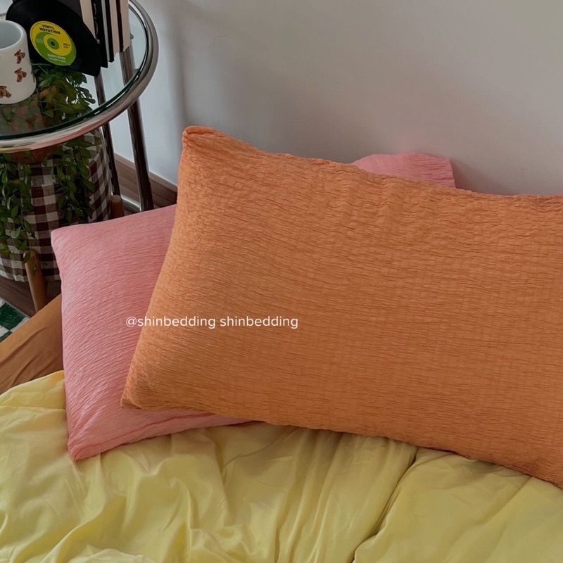 Vỏ Gối Decor Phong Cach Hàn Quốc, Chất Liệu Thoáng Mát - Nhiều Màu Sắc