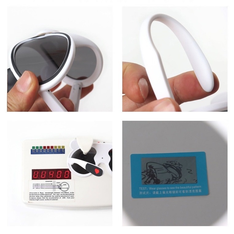✨✨Kính Mát Phân Cực Chống Tia UV Họa Tiết Gấu Trúc Hoạt Hình Dễ Thương Cho Bé