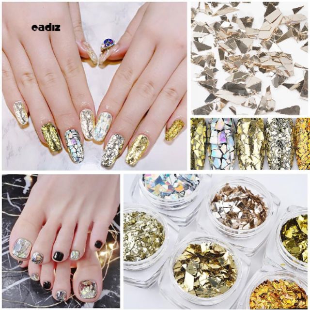 SET 6 HỦ NHỦ SEQUIN TRANG TRÍ MÓNG
