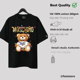 Áo thun Moschino in hình chuẩn 1:1 Áo Moschino in hình nam nữ Unisex