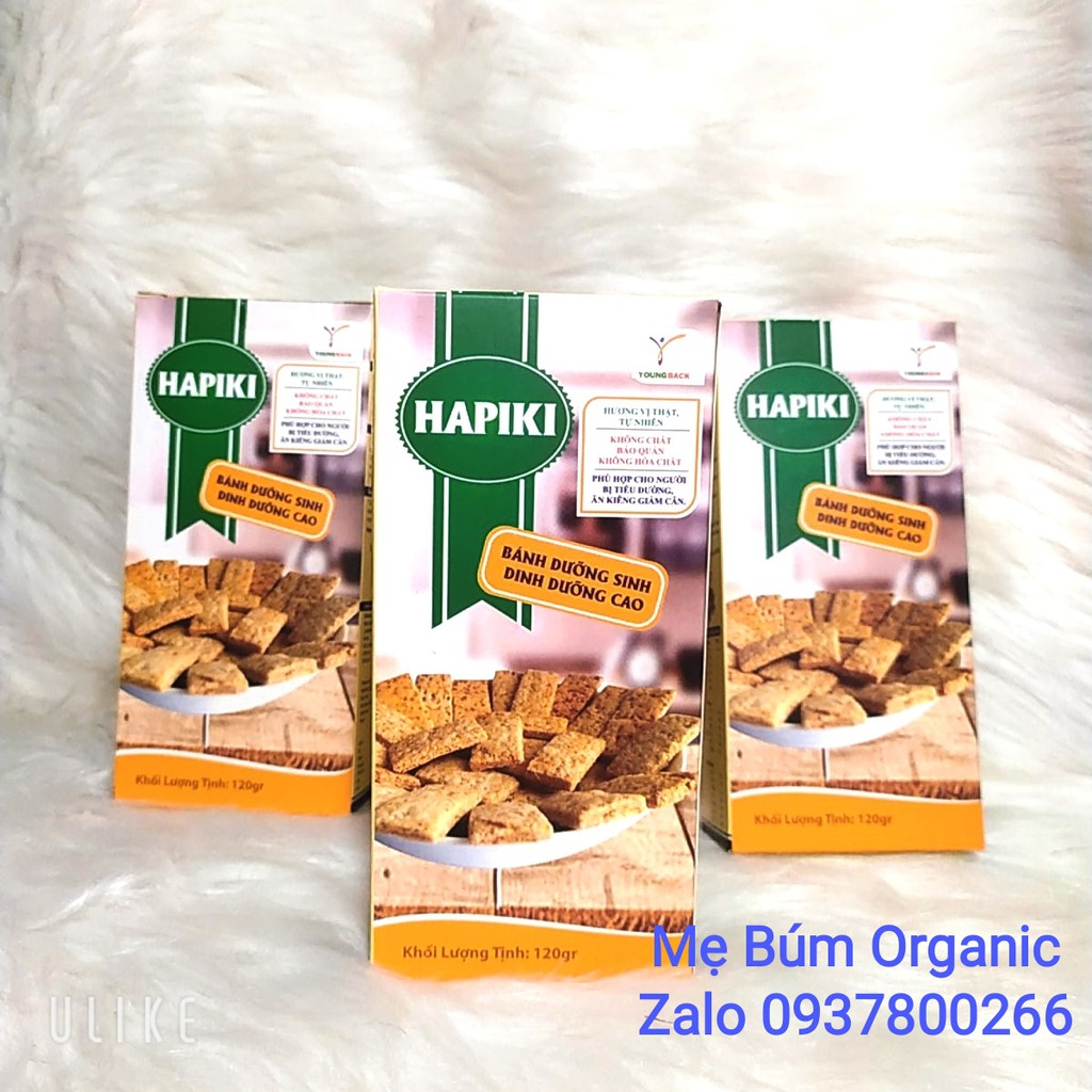 [ HCM Giao Hỏa Tốc] Bánh ăn kiêng, Bánh dinh dưỡng cao Hapiki hộp 120g