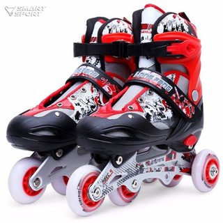 Giầy trượt Patin Long Feng Đỏ- ĐenSmartsport