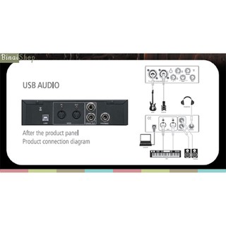 [Tặng giắc chuyển tai nghe] Sound card thu âm N-AUDIO Audio Box