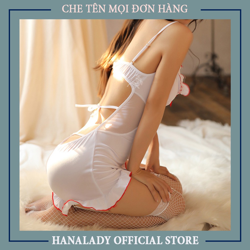 Đồ ngủ sexy -Cosplay y tá gợi cảm siêu quyến rũ chất liệu mềm mịn thoải mái tự tin C118 | BigBuy360 - bigbuy360.vn