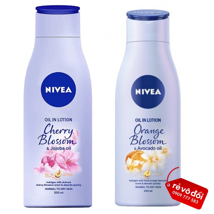 Sữa dưỡng thể hương hoa Nivea 200ml | Hàng công ty