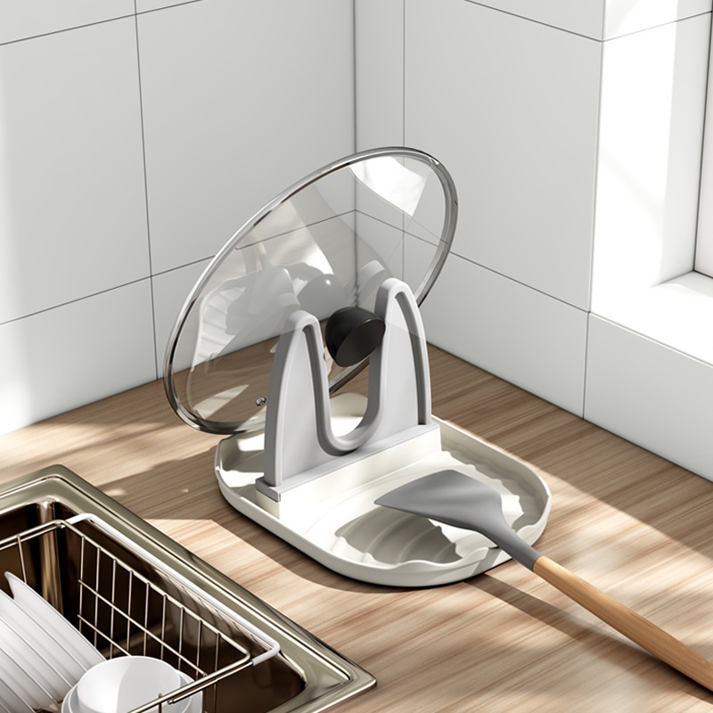 Giá Đỡ Nắp Nồi / Muỗng Đũa Gấp Gọn Tiện Dụng Cho Nhà Bếp Jp5