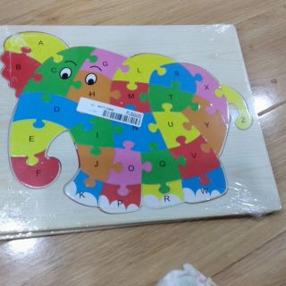 Puzzle Ghép hình con vật bảng chữ cái