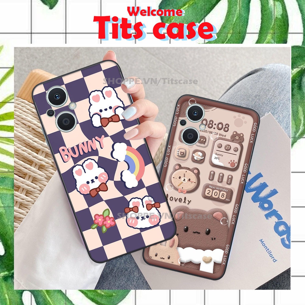 Ốp lưng Oppo RENO 7Z 5G / RENO 8Z 5G n hình GẤU K@WS- BE@R COOL-CỰC XINH-RẺ-BỂN -ĐẸP